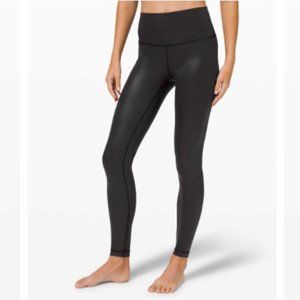 *NWT* Lululemon Wunder Under HR Tight *Foil 28"